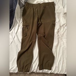 Olive green joggers